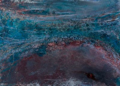 Cracked Blue Depths by Deb Chaney