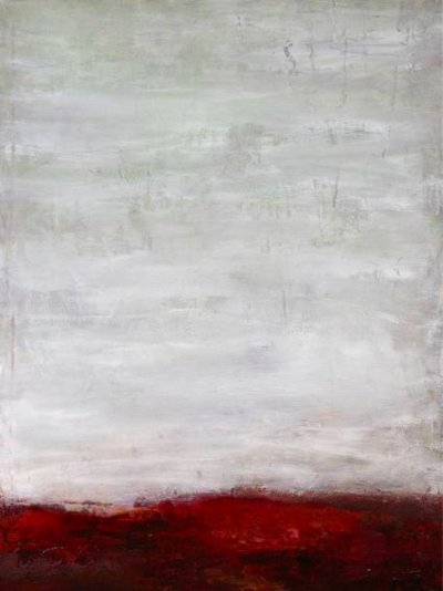 Red Horizon Landscape by Deb Chaney
