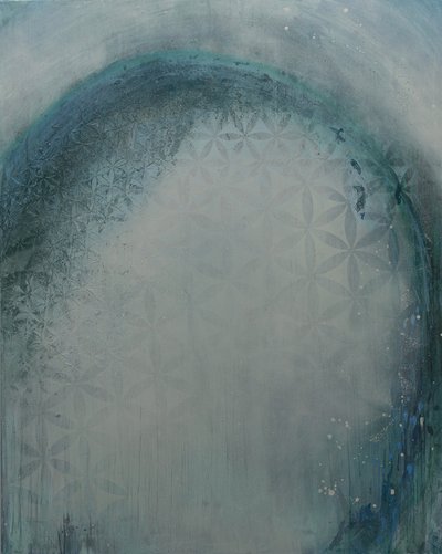 Serene Floral Arc by Deb Chaney