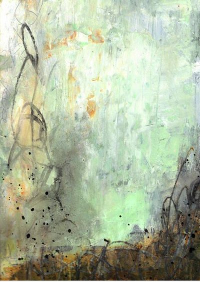 Tranquil Green Haze by Deb Chaney