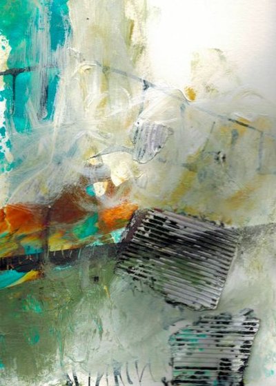 Urban Industrial Abstract by Deb Chaney