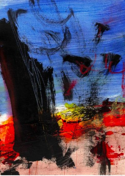 Vivid Abstract Expression by Deb Chaney