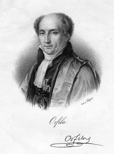 Mathieu Orfila, Spanish-born French Toxicologist and Chemist by Delpech