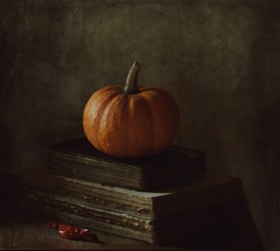 Rustic Pumpkin Still Life by Delphine Devos
