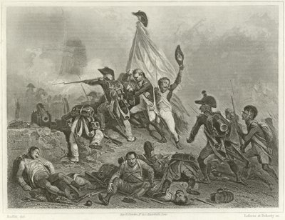 Battle of Jemappes by Denis Auguste Marie Raffet