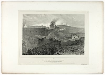 Departure of the Third Column, called the Support, from Souvenirs d’Italie: Expedition to Rome by Denis Auguste Marie Raffet