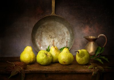 Rustic Pear Still Life by Denis O Reilly