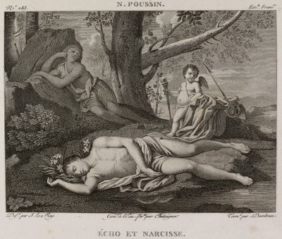Echo and Narcissus by Denis Sebastien Leroy