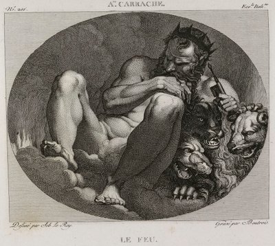 The Fire, after Annibale Carracci - 1802-1815 by Denis Sebastien Leroy