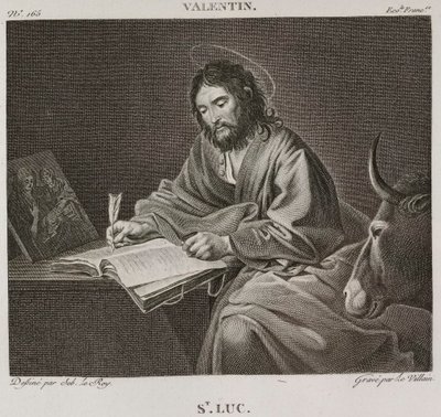 Saint Luke, after Le Valentin - 1802-1815 by Denis Sebastien Leroy