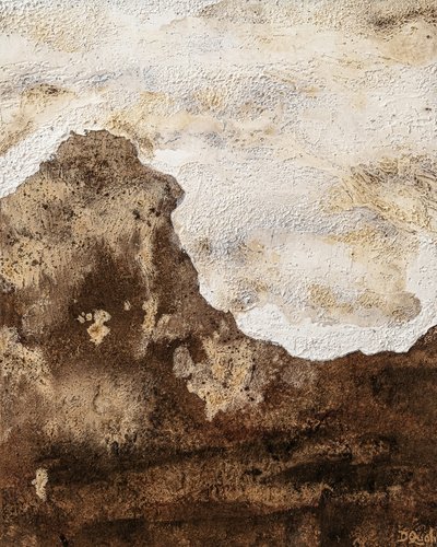 Cracked Earth Abstract by Denise Quah