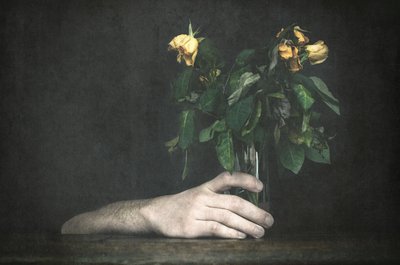 Hand and Wilting Roses by Desislava Ignatova