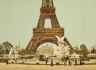 Eiffel Tower and Fountain, Exposition Universelle, Paris, France, c.1900 by Detroit Publishing Co.