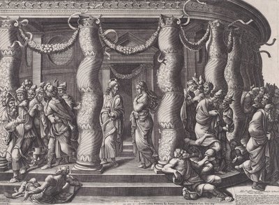 Christ and the woman taken in adultery by Diana Mantuana