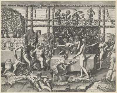 Wedding Feast of Cupid and Psyche (Middle Part) by Diana Mantuana