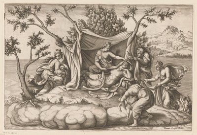 Leto After the Birth of Apollo and Diana by Diana Mantuana