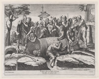 Speculum Romanae Magnificentiae: Marcus Atilius Regulus in a Barrel by Diana Mantuana