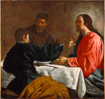 The Supper at Emmaus by Diego Rodriguez de Silva y Velazquez