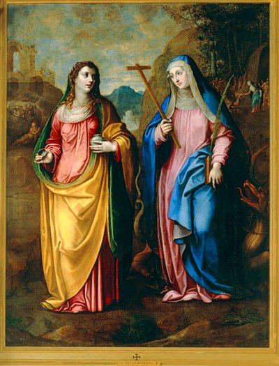 Saints Magdalena and Martha by Diego de Urbina
