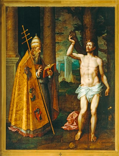 Saints Sebastian and Fabian by Diego de Urbina