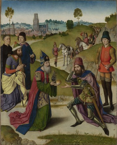 The Meeting of Abraham and Melchizedek by Dieric Bouts