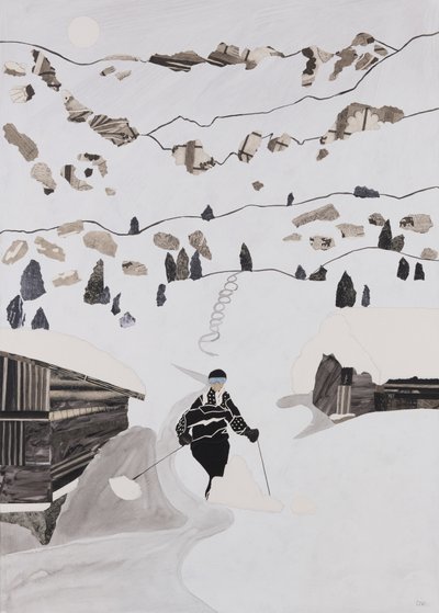 Ski-ing to Lunch by Dione Verulam