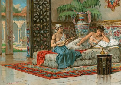 A Slave in the Harem by Dionisio Baixeras Verdaguer