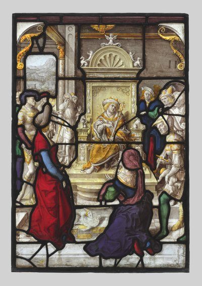 The Judgment of Solomon and Esther before Ahasuerus, c. 1530 by Dirk Vellert