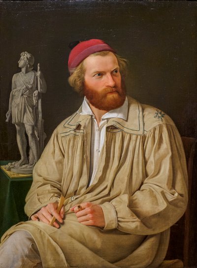 The Sculptor Herman Wilhelm Bissen by Ditlev Conrad Blunck