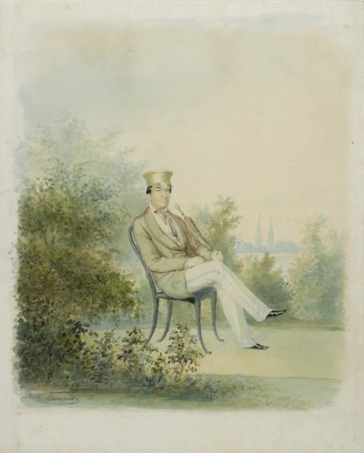 Portrait of Grigory Stepanovich Tarnovsky by Dmitry Ivanovich Bezperchy