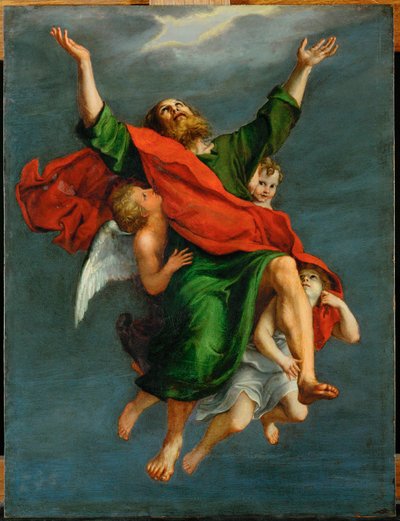 The rapture of Saint Paul by Domenichino (1581-1641)
