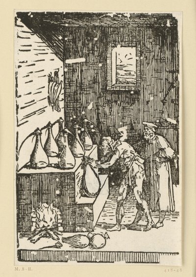 The Distillation by the Chemist or Alchemist. From the series 