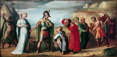 The continence of Scipio the African by Domenico Beccafumi