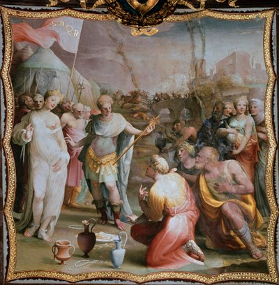 The Continence of Scipio the African by Domenico Beccafumi