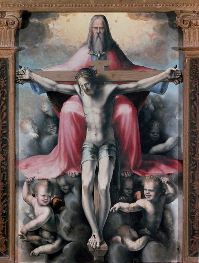 Triptych of the Trinity (detail) by Domenico Beccafumi