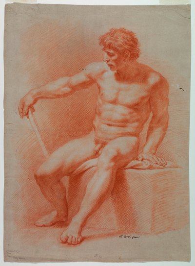 Nude, ca. 1740 by Domenico Corvi
