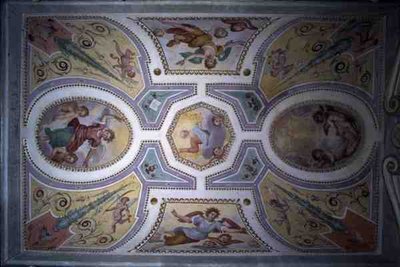 The Father, the Son and the Holy Ghost with Saints and Angels by Domenico Cresti