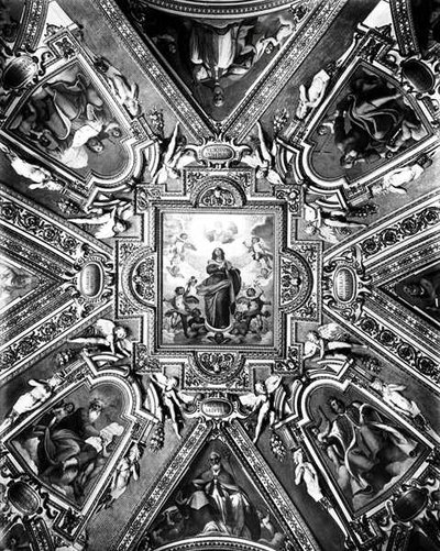 Virgin of the Immaculate Conception with saints and angels, in the Cappella Paolina by Domenico Cresti Passignano
