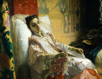Torquato Tasso reading Liberated Jerusalem to Eleonora d