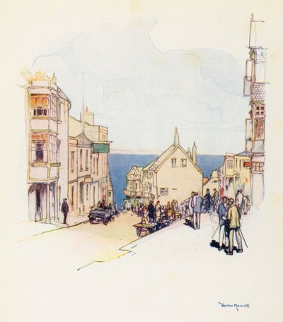 An Impression of Lyme Regis by Donald (after) Maxwell