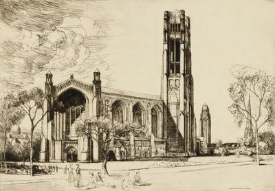 Chicago, the Chapel by Donald Shaw MacLaughlan