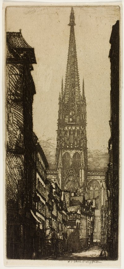 La Flèche, Rouen by Donald Shaw MacLaughlan