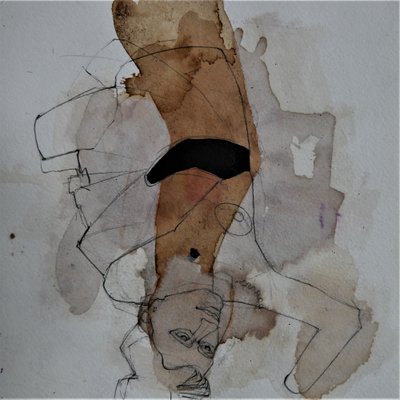 Abstract Human Figure by Doris Schmitz