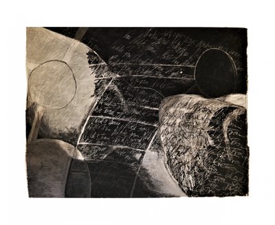 Aged Scripted Abstraction by Doris Schmitz