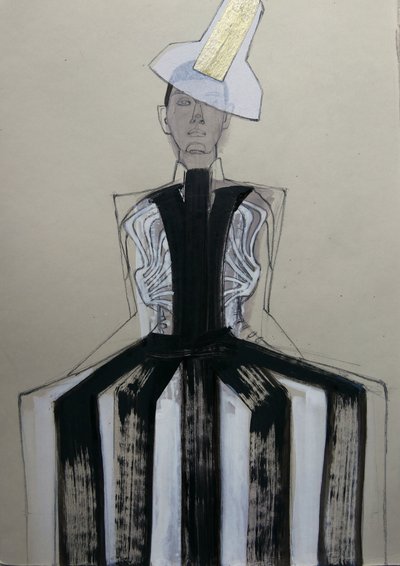 Avant-Garde Fashion Portrait by Doris Schmitz