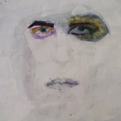 Contemplative Abstract Gaze by Doris Schmitz