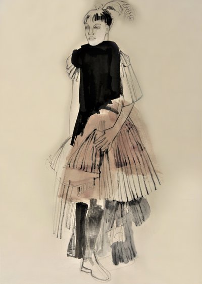 Couture Fashion Illustration by Doris Schmitz