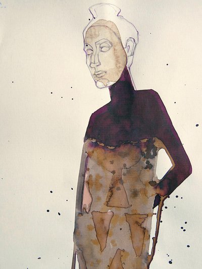 Elegant Fashion Figure by Doris Schmitz