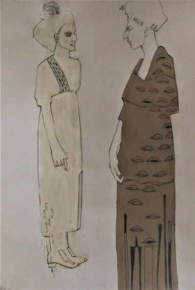 Elegant Fashion Figures by Doris Schmitz