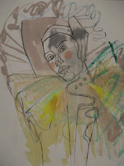 Expressive Woman Portrait by Doris Schmitz